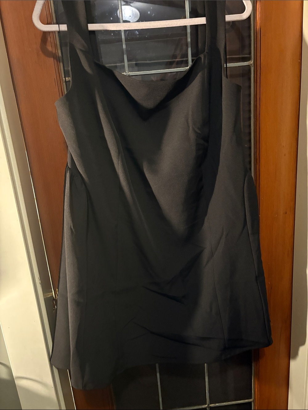 H&M Black Mini Sleeveless A-Line Dress